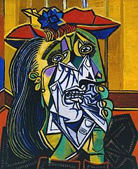 Weeping woman